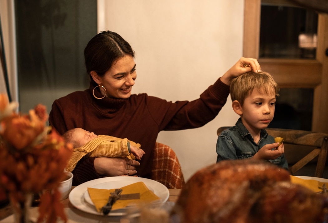 Acogedoras comidas en familia