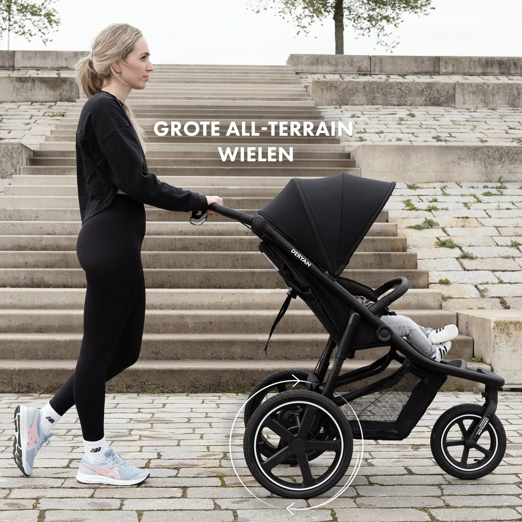 Bolt Jogging Stroller Negro