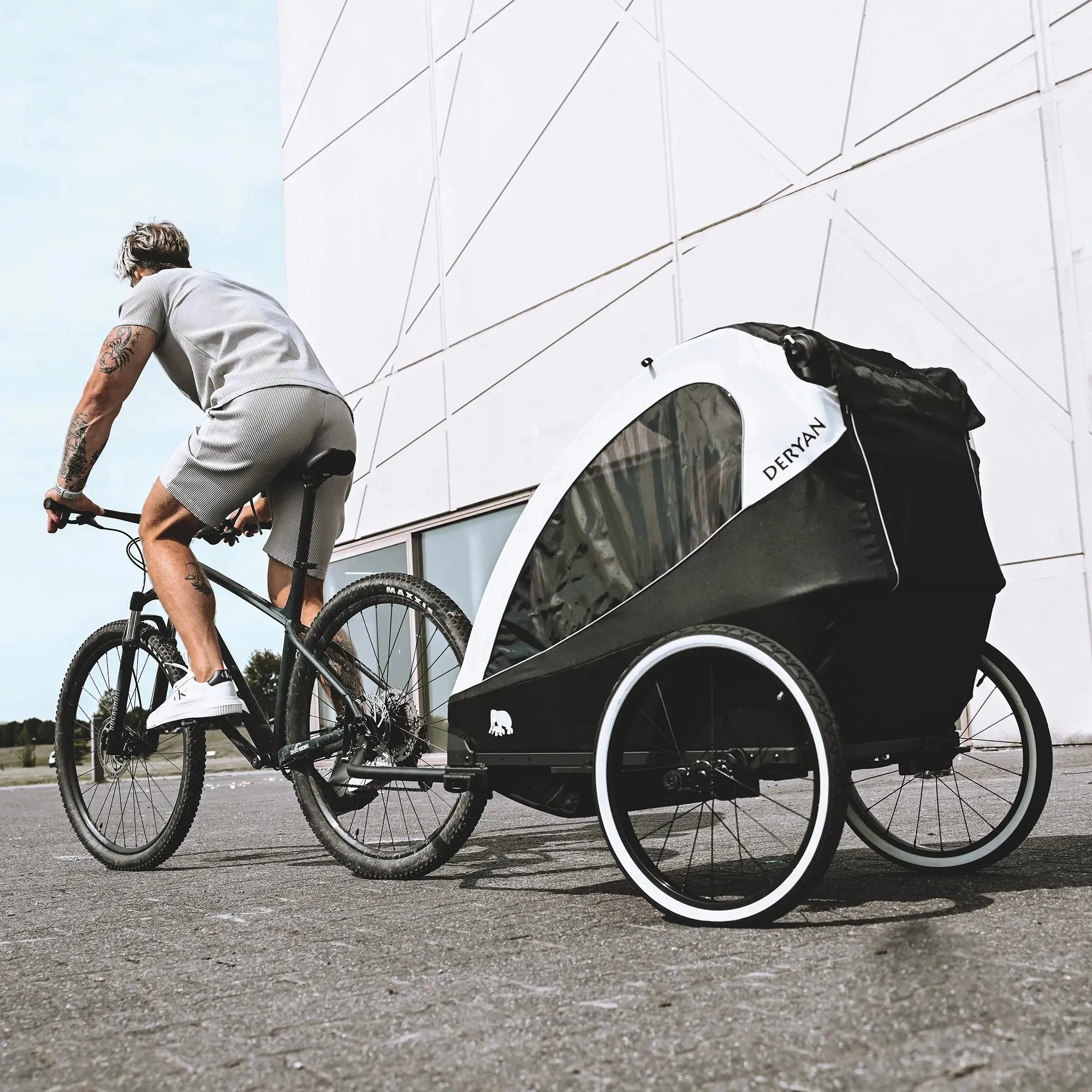 Remolque para bicicleta - Silla de paseo - Cochecito de niño