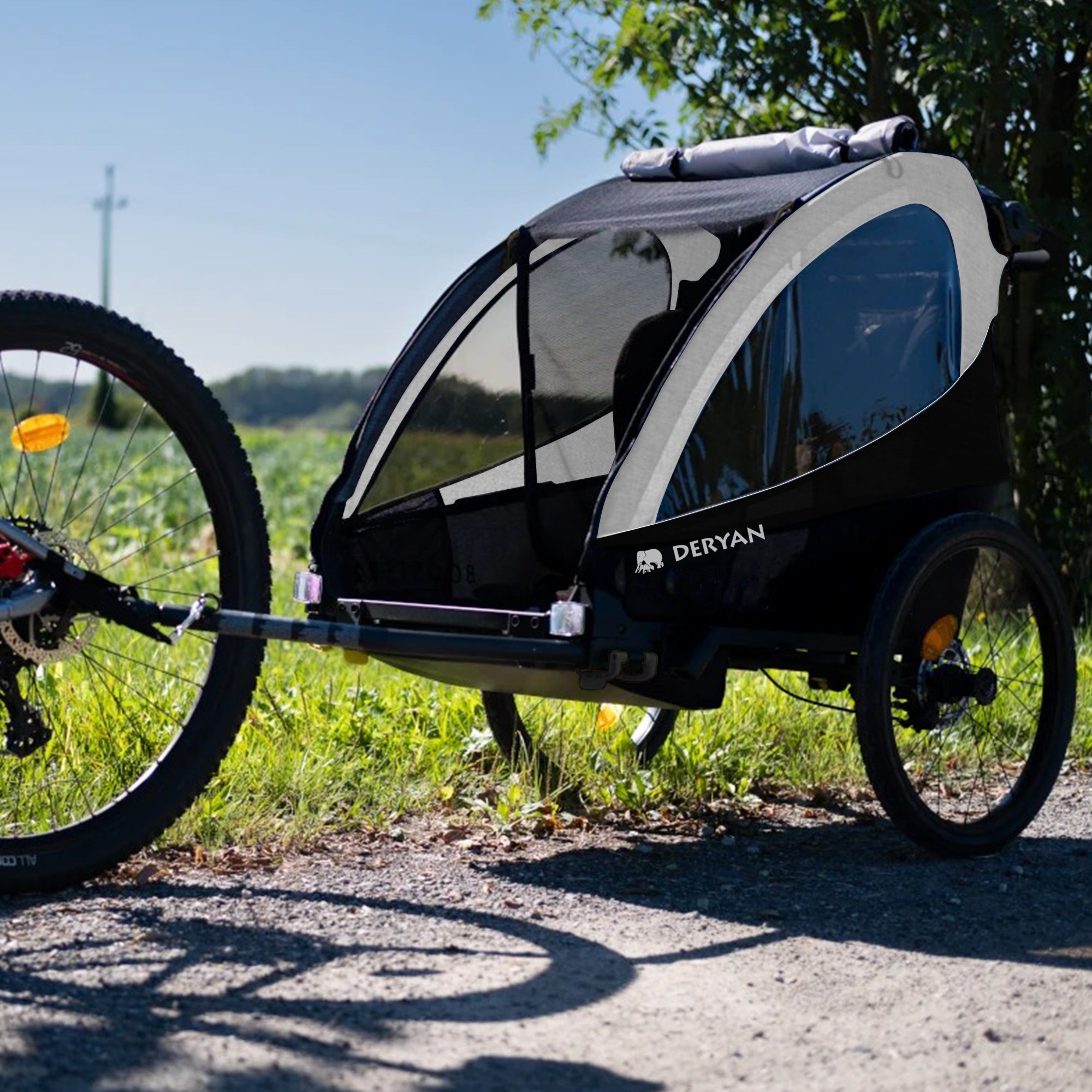 Remolque para bicicleta - Silla de paseo - Cochecito de niño