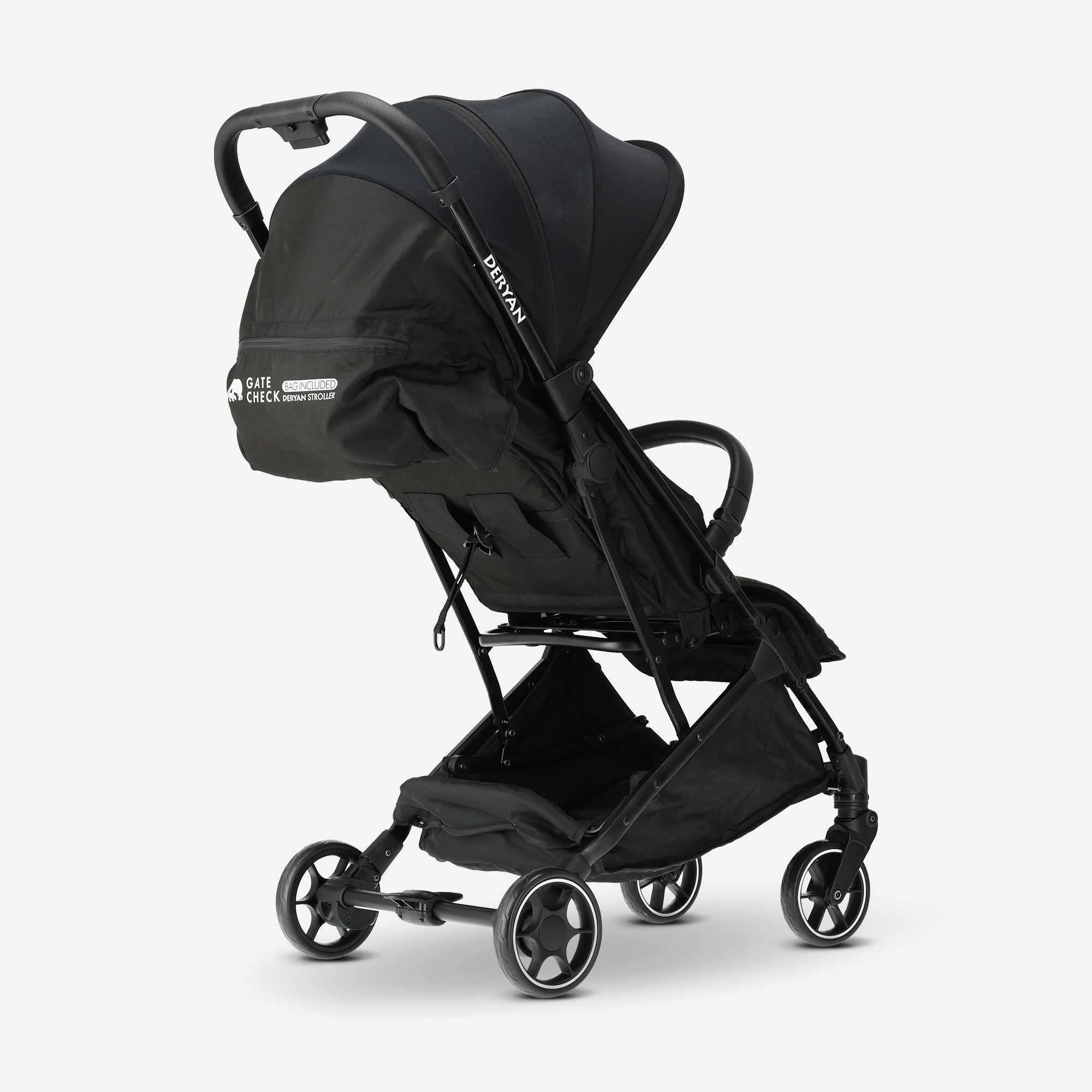 DERYAN Air-Buggy Black - La silla de paseo de viaje definitiva