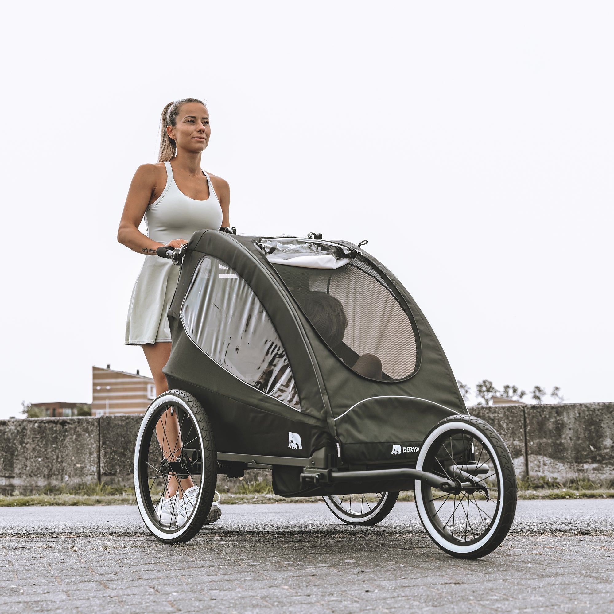 Remolque para bicicleta - Jogging barnevogn