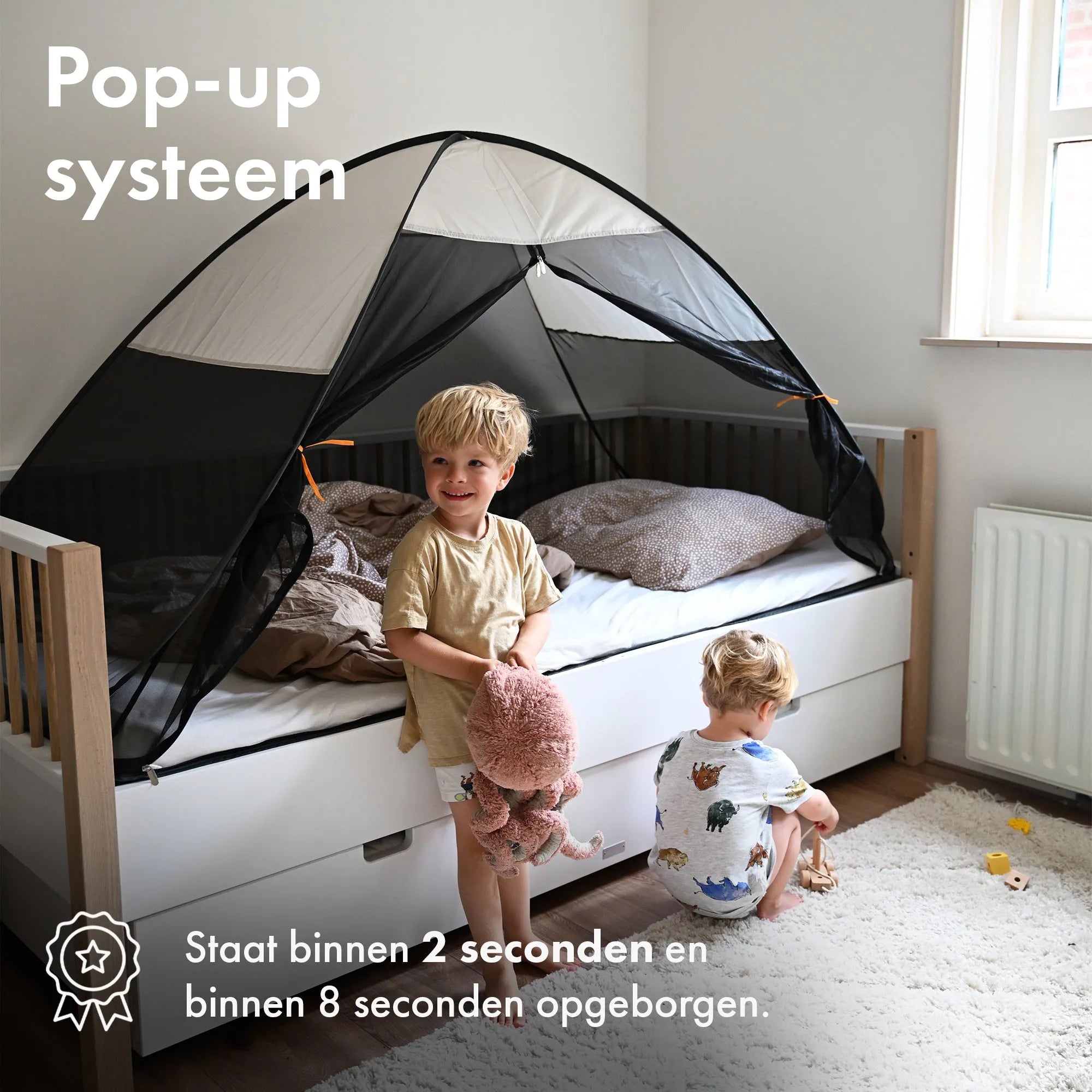 Sängtält pop-up Crema 200x90