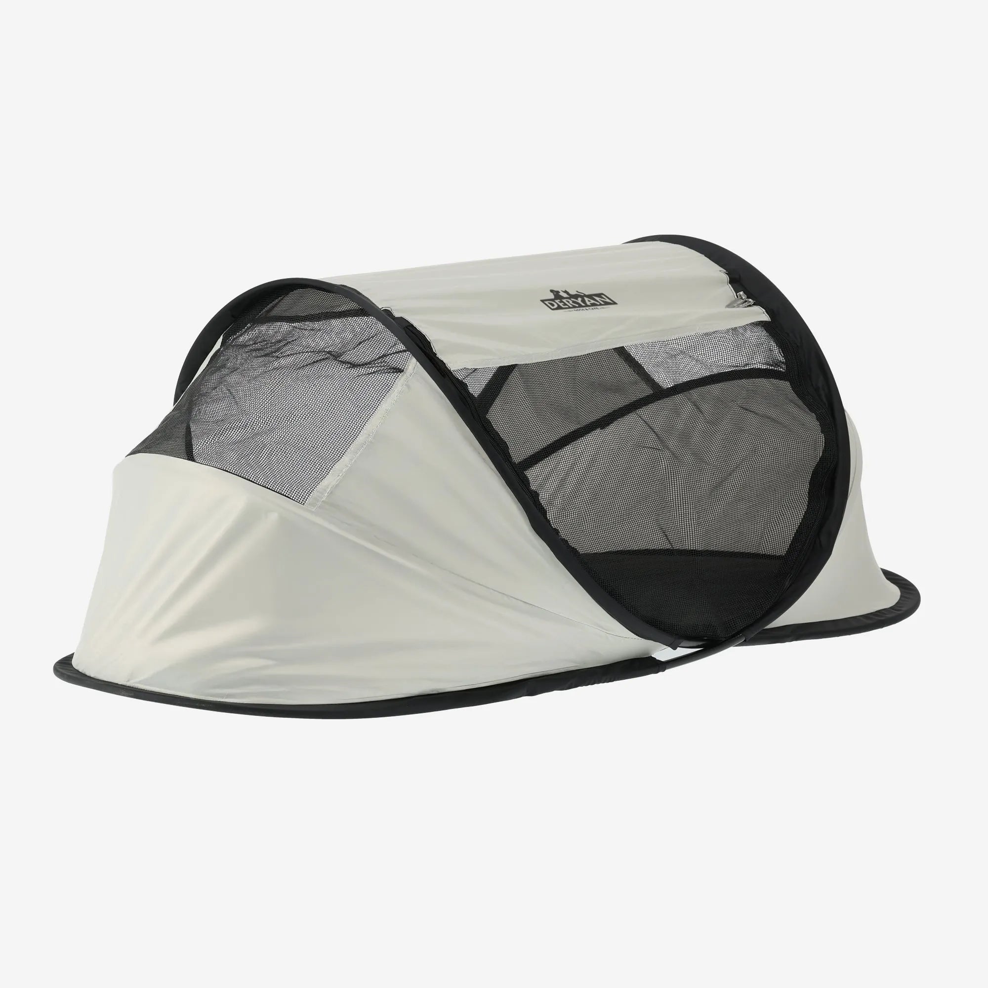 Deryan Perros y Gatos - Luxury Pop-Up Pet Travel-Cot - Corral para perros - Sistema pop-up - Banco plegable - Malla extra gruesa - Mediano