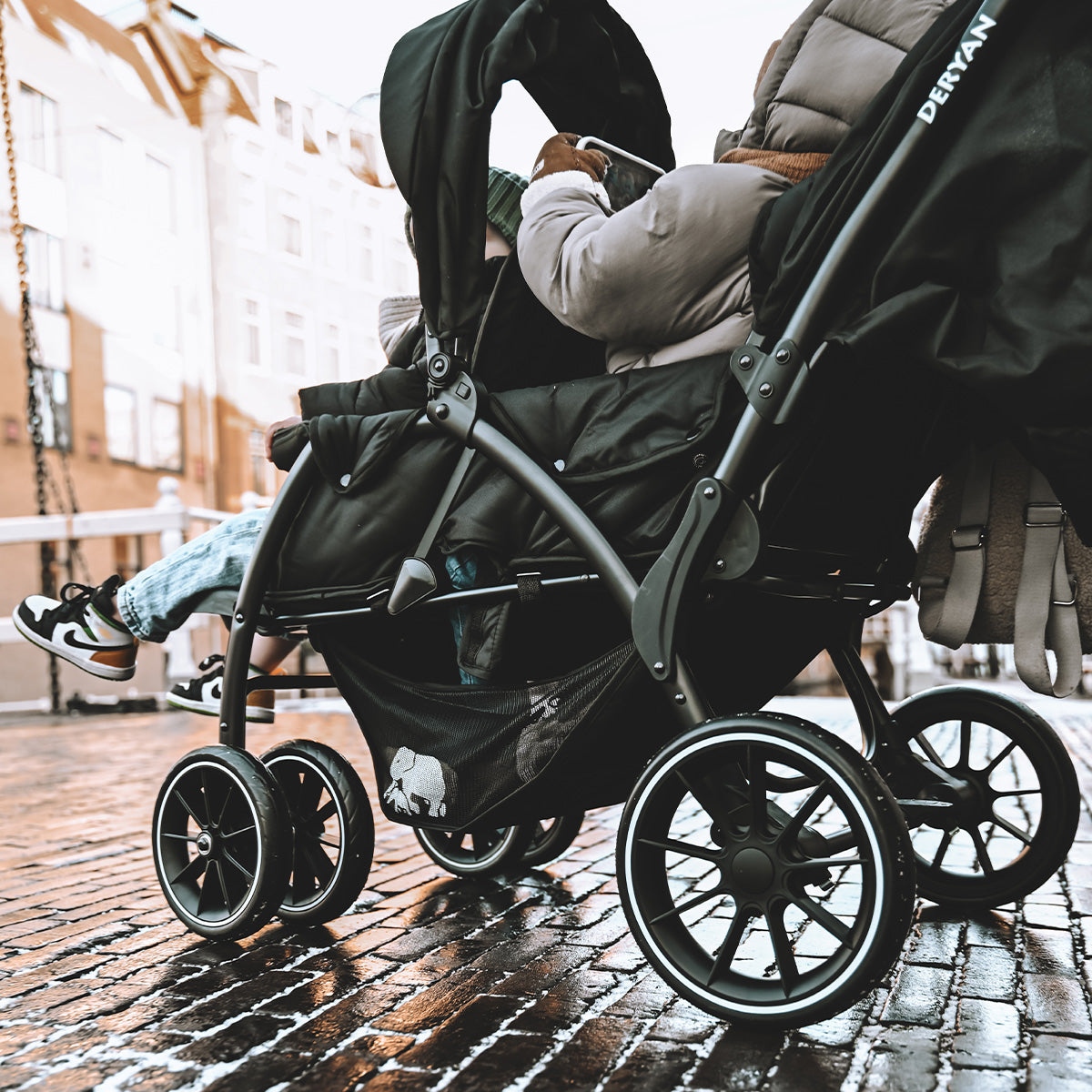 Elena Doppelbuggy schwarz