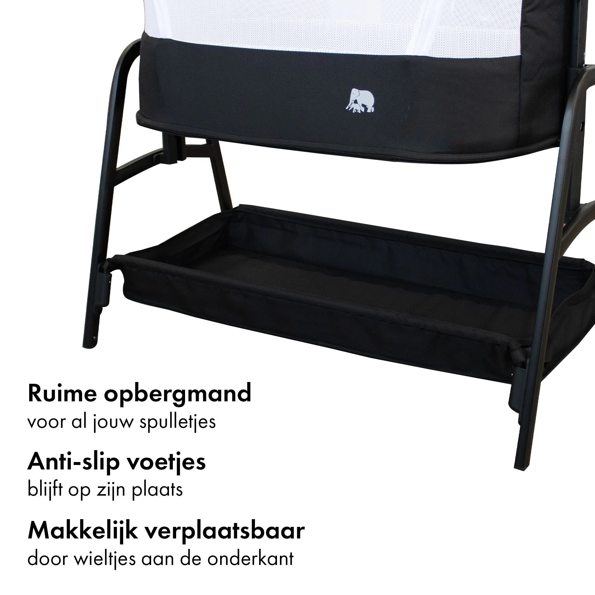 Drømmende Co-Sleeper Sort