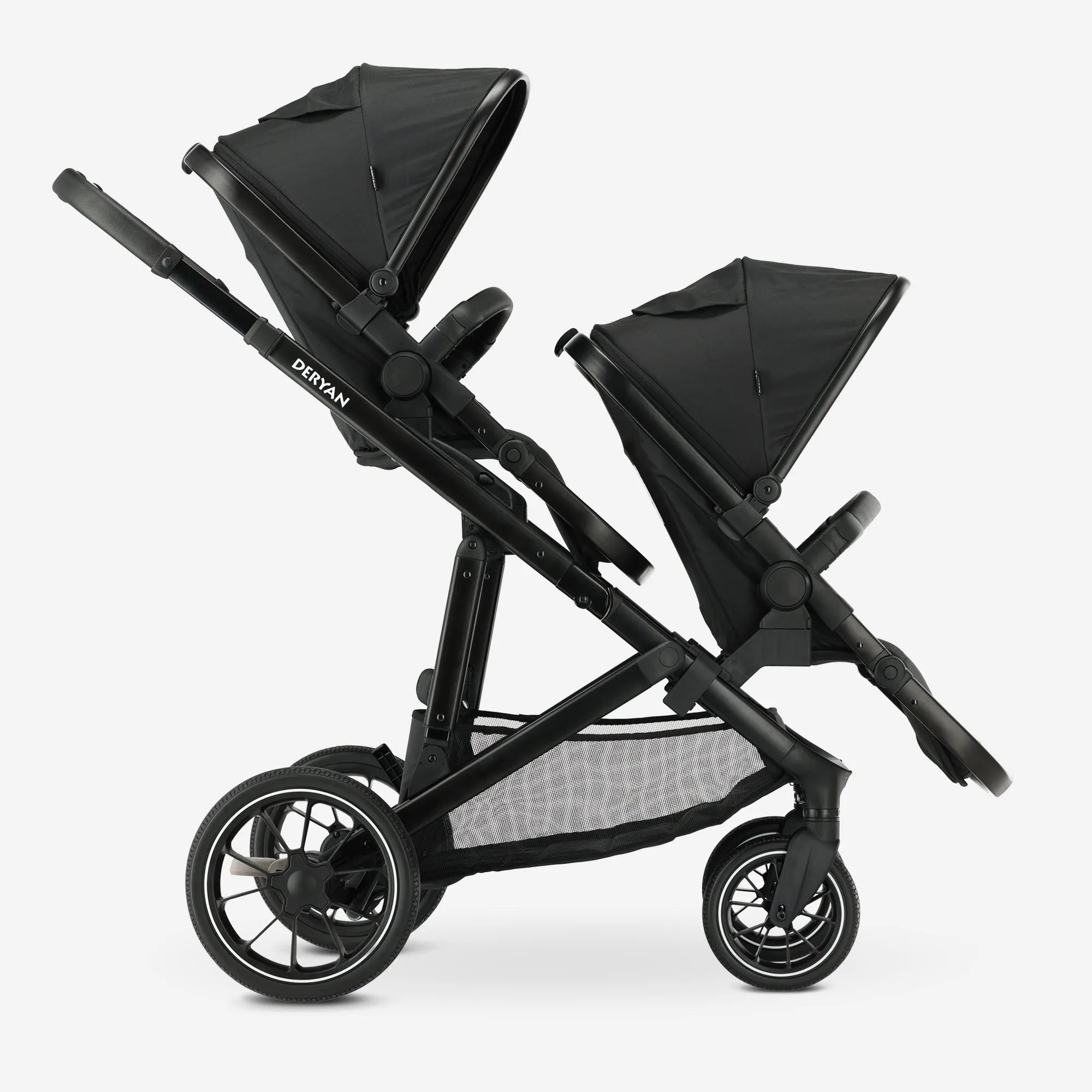 EVY V2 Duo Stroller Negro dos plazas