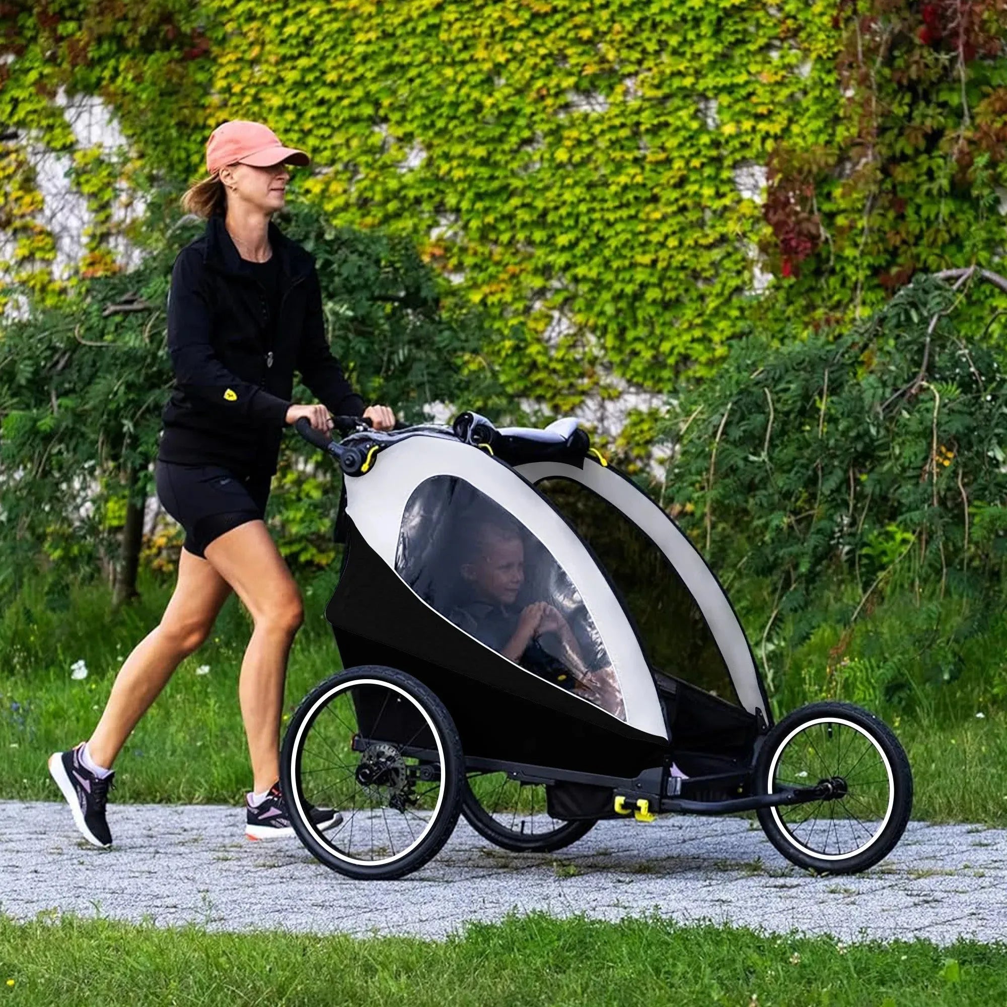 Remolque para bicicleta - Silla de paseo - Cochecito de niño