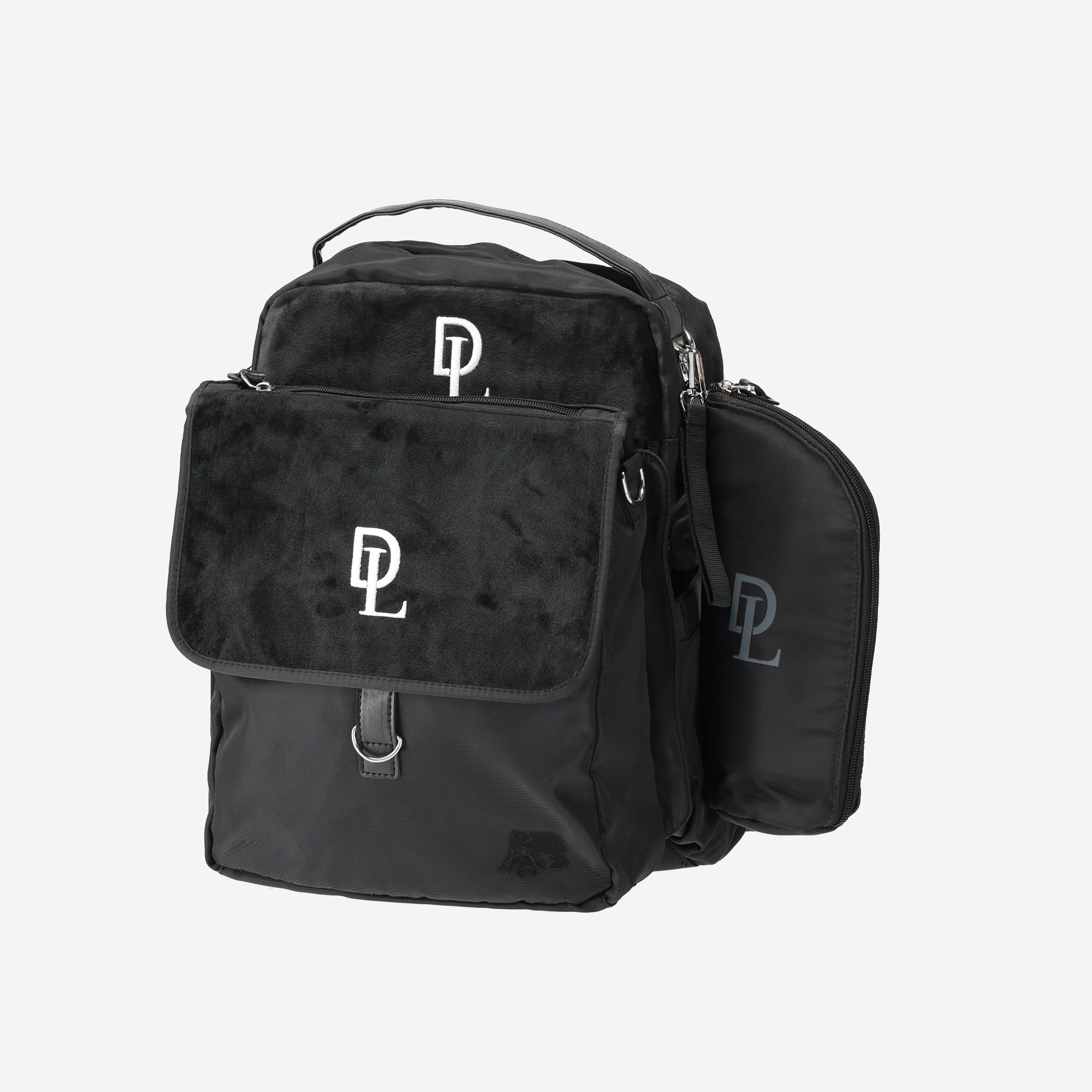 Bolso de tres piezas para guardería Negro