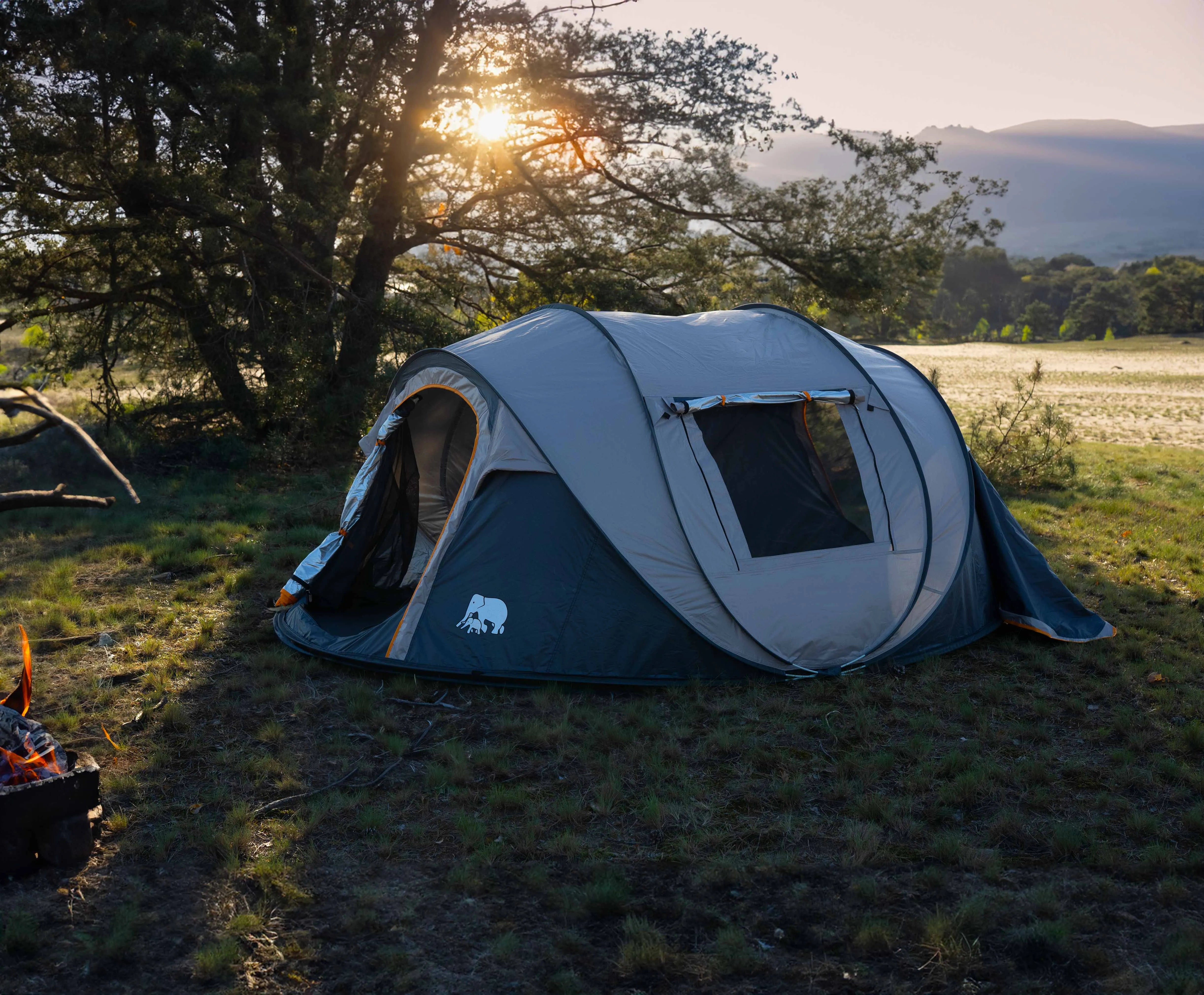 Carpa Pop Up - 2000MM columna de agua - Crema