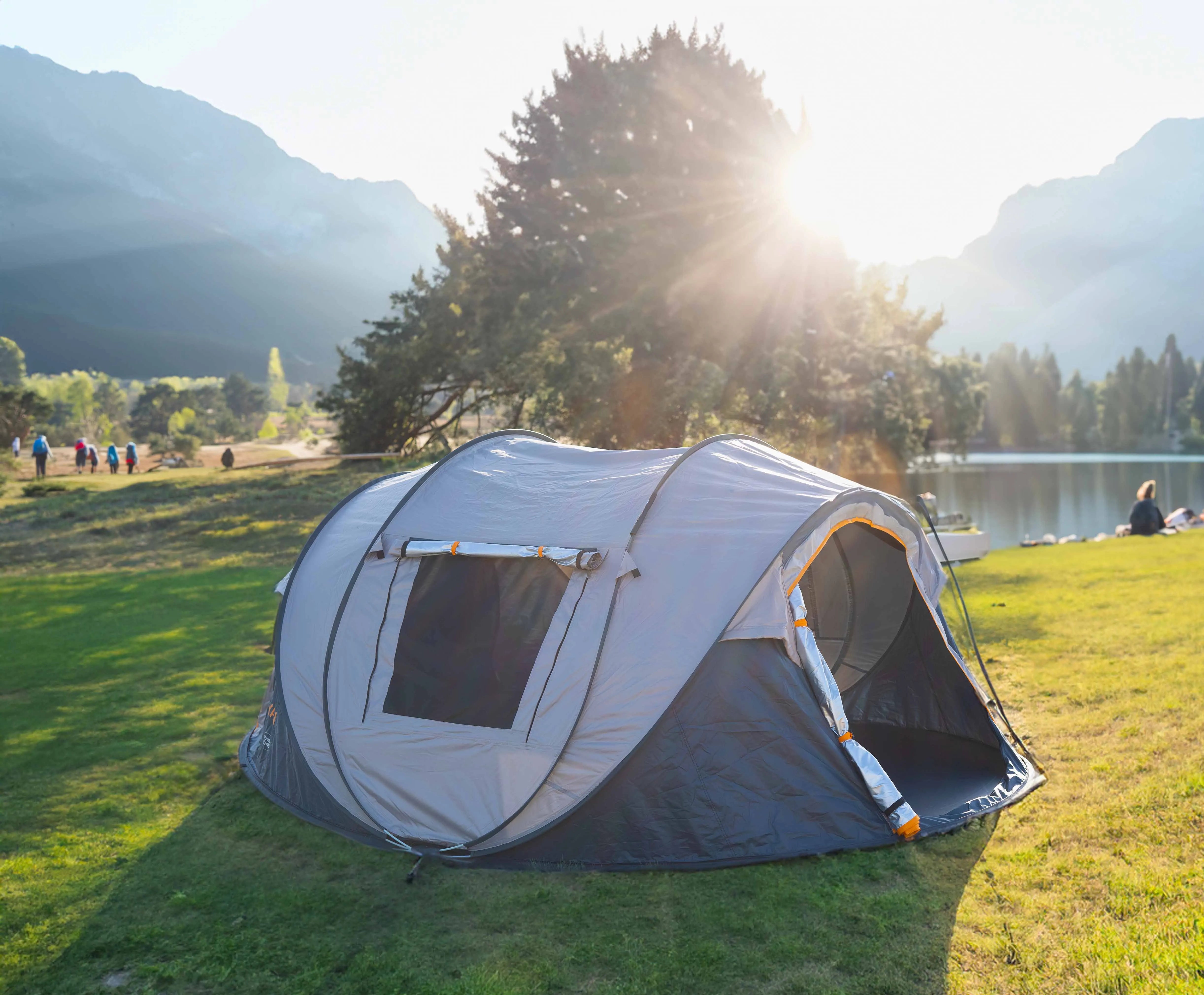 Carpa Pop Up - 2000MM columna de agua - Crema