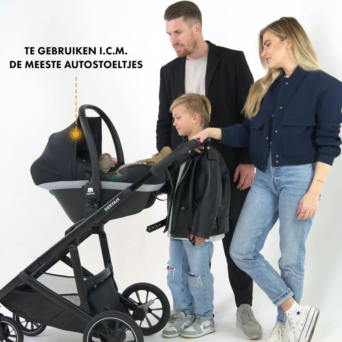 Deryan Adaptador de silla de auto Evy para Maxi Cosi /Cybex/Nuna