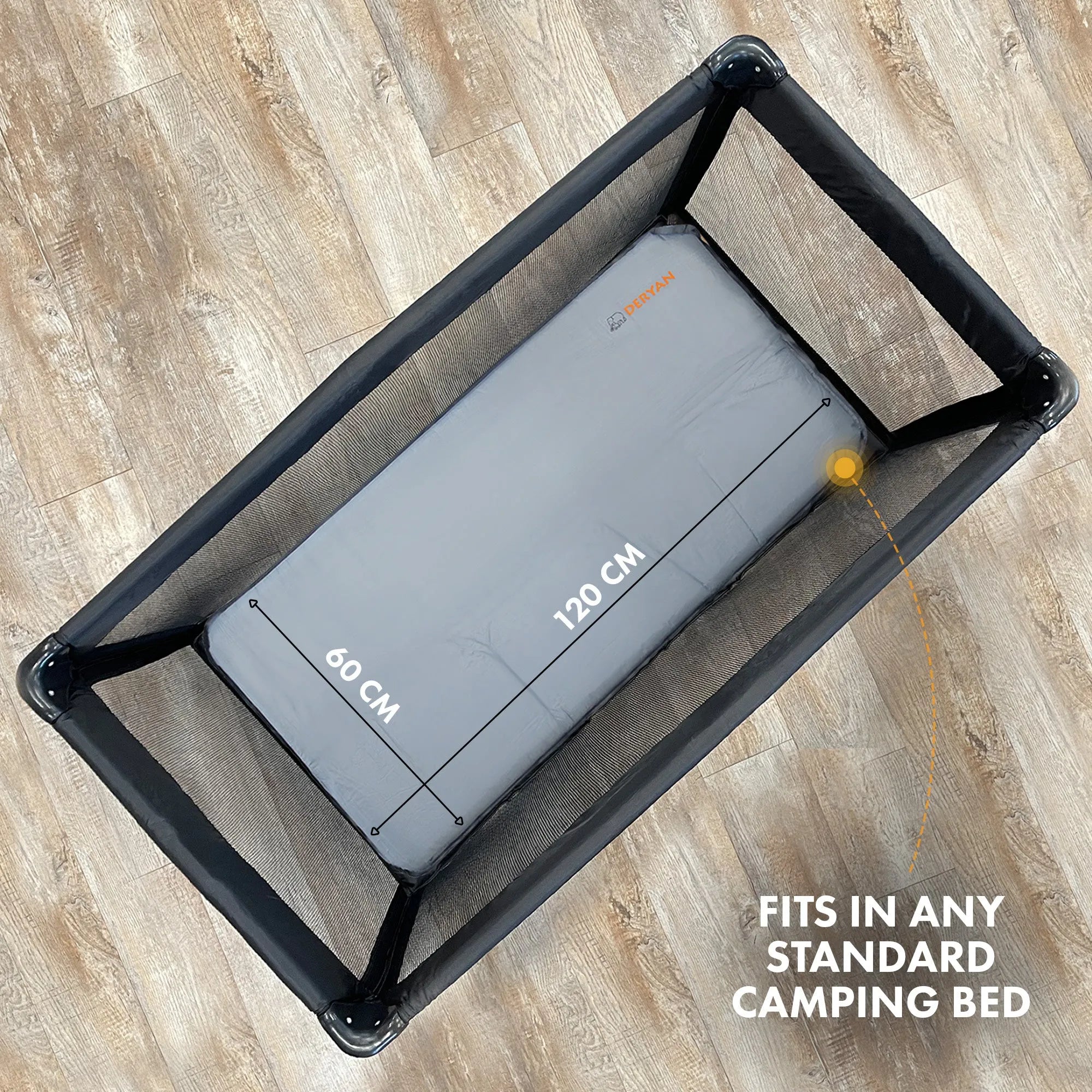 Colchón autohinchable para camping - 120x60 cm